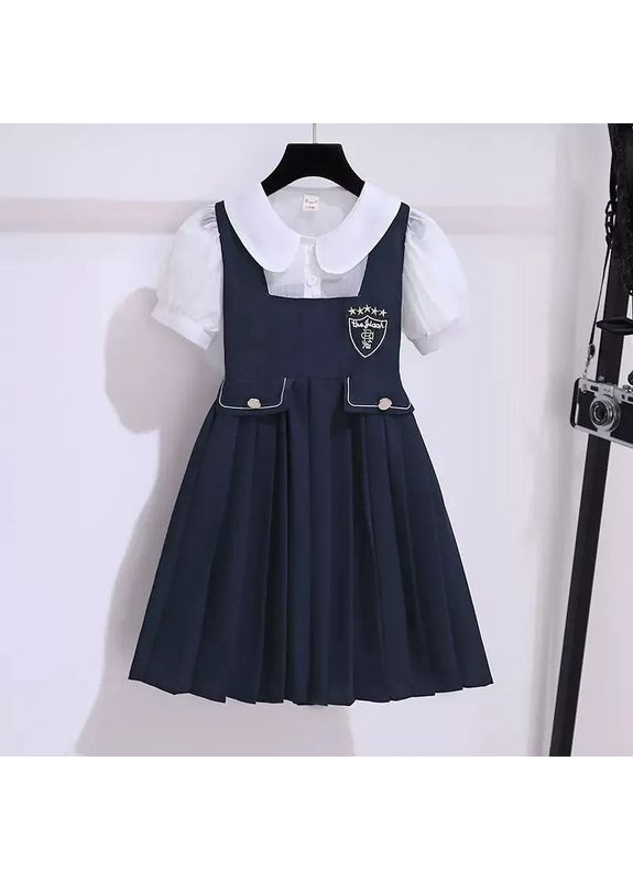 Синіти стильна сукня-сарафан для дівчинки No Brand (348120001)