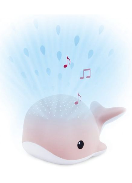 Музыкальный ночник-проектор Wally Кит розовый () Zazu ZA-WALLY-03 (328400251)