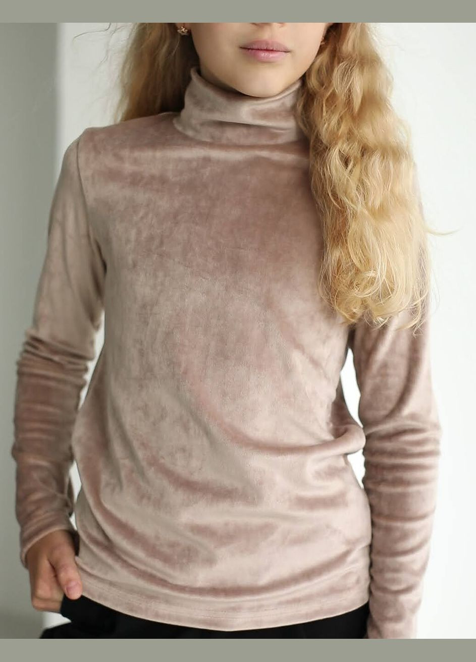 Водолазка велюровая "Cool" (бежевый) OlaN (327414291)