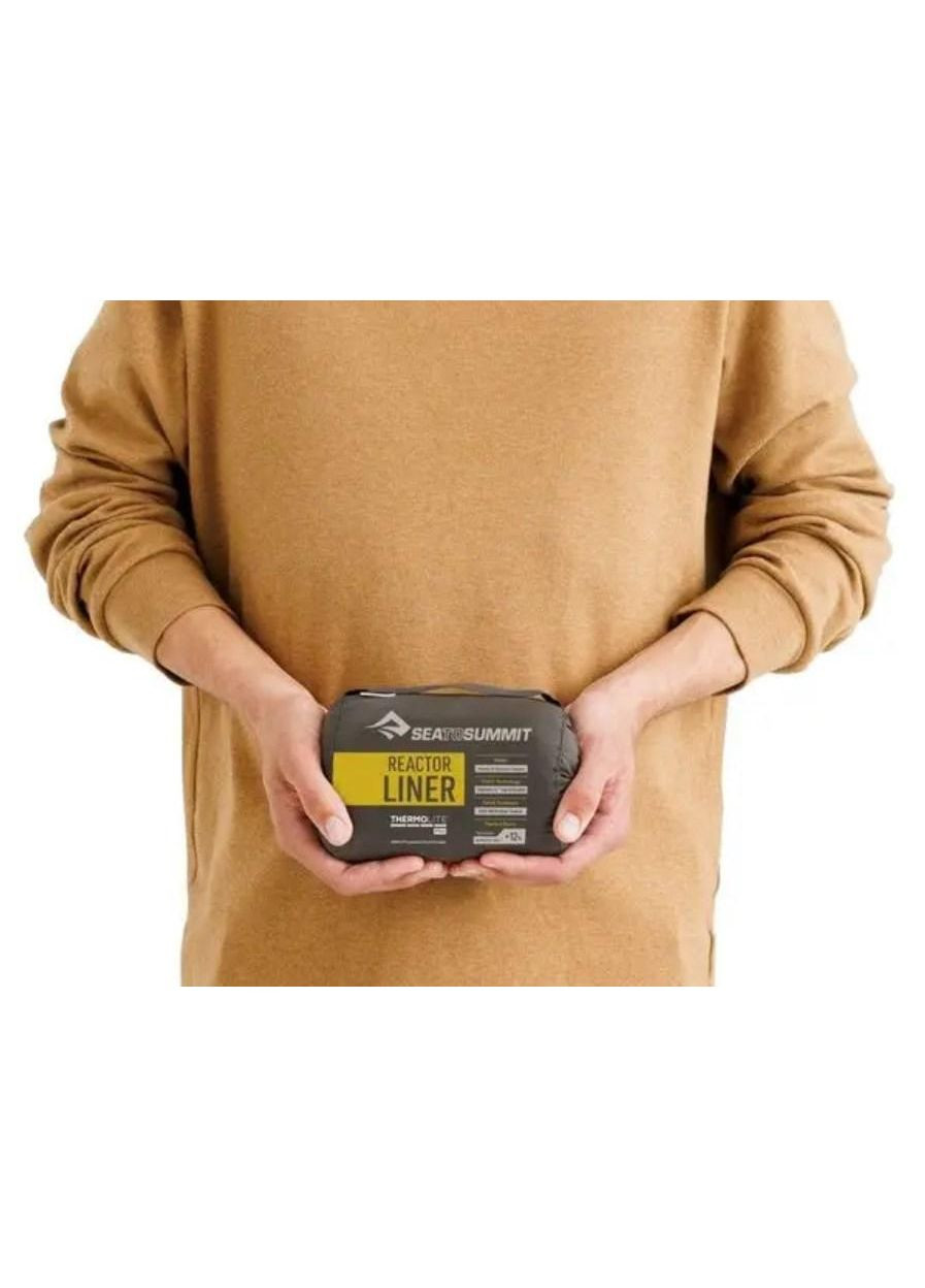 Вкладыш в спальник чорный 198 см Reactor Sleeping Bag Liner Sea To Summit (306632410)