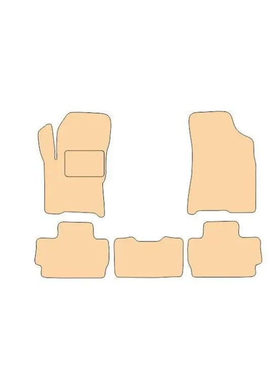 Ворсові килимки в салон для ЗАЗ HB 5 дв. МКП2011- Beltex Forza (360615471)