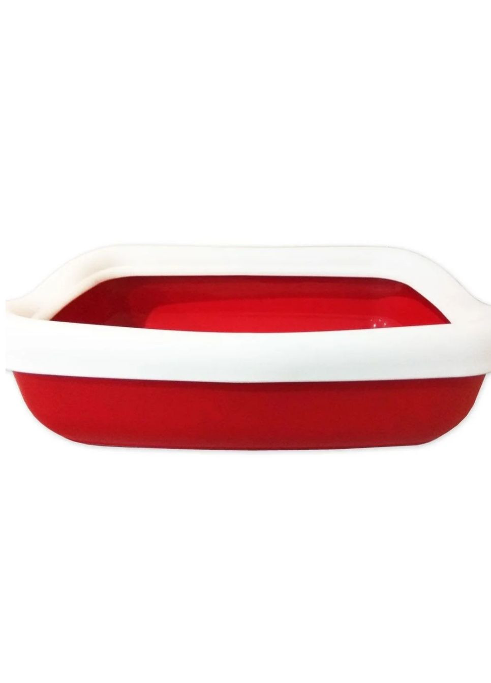 Туалет-лоток для кішок BETA з рамкою 43x31x12 см Red (8022967023481) MPS (279568580)