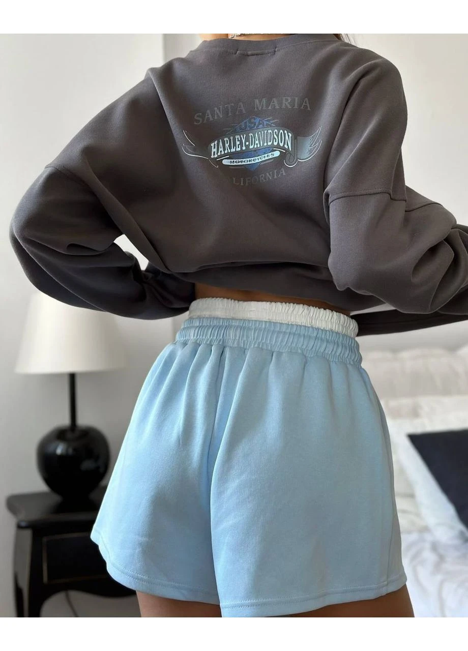 Жіночі шорти з подвійним поясом No Brand (388851186)