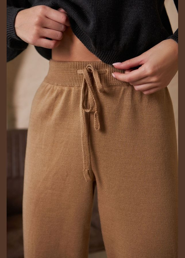 Жіночі в'язані штани з напіввовняної пряжі (2322) Triko Bakh (334710493)