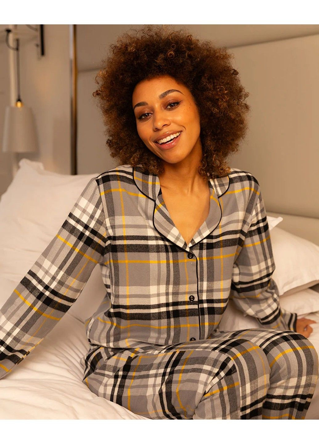 Сіра зимня 0473 parker штани піжамні жіночі Cyberjammies