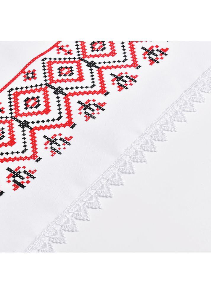 Рушник серветка з українським орнаментом IDEIA 40x140 см з мереживом No Brand (360564381)