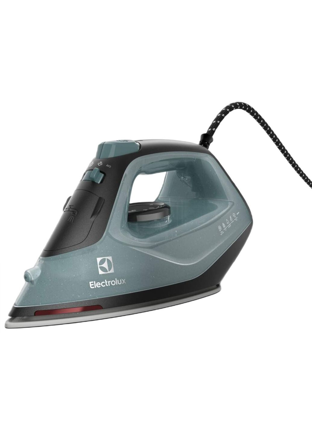 Праска, 2400Вт, 250мл, паровий удар 110гр, керам. підошва, зелено-черний Electrolux (315602784)