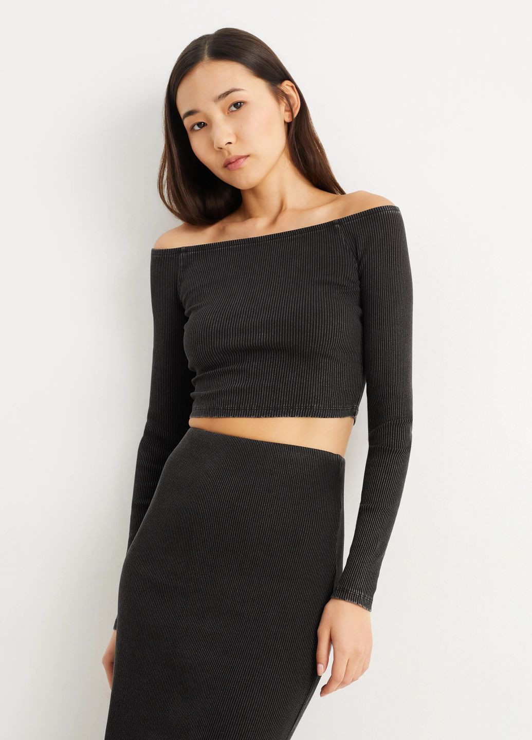 Кроп топ у рубчик C&A (326970583)