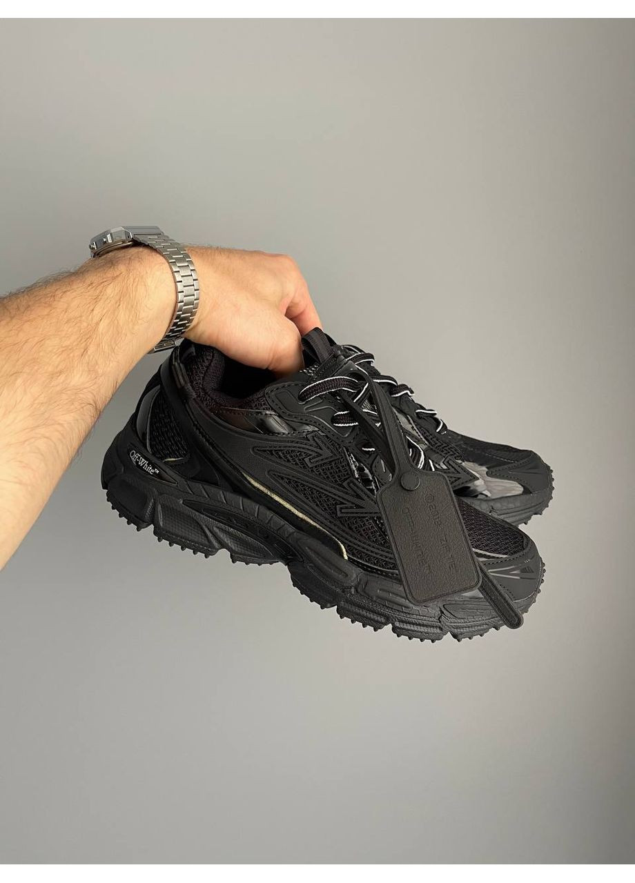 Чорні Осінні кросівки чоловічі і жіночі off-white be right back black | офф-вайт райт бек чорні No Brand