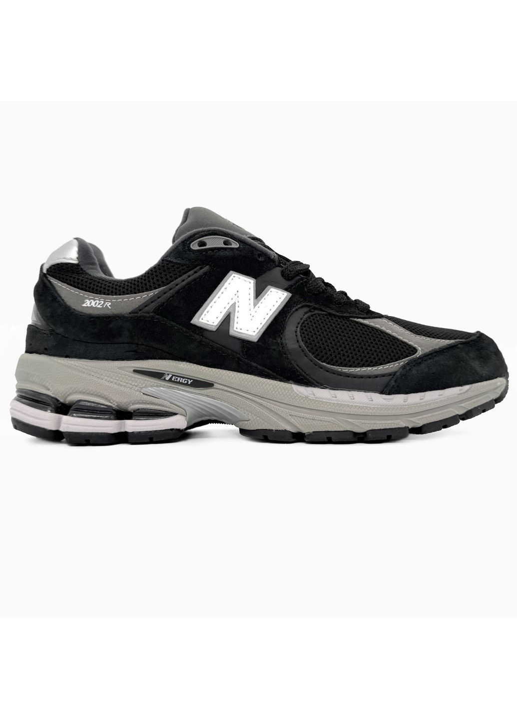 Черные демисезонные кроссовки мужские new balance 2002r black m2002rr1 нью беланс 2002r No Brand