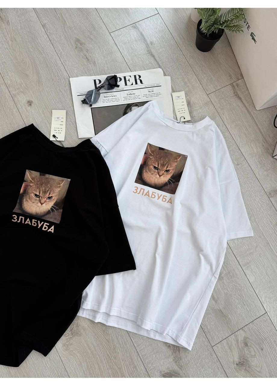 Жіноча oversize футболка з принтом Україна - (354693529)