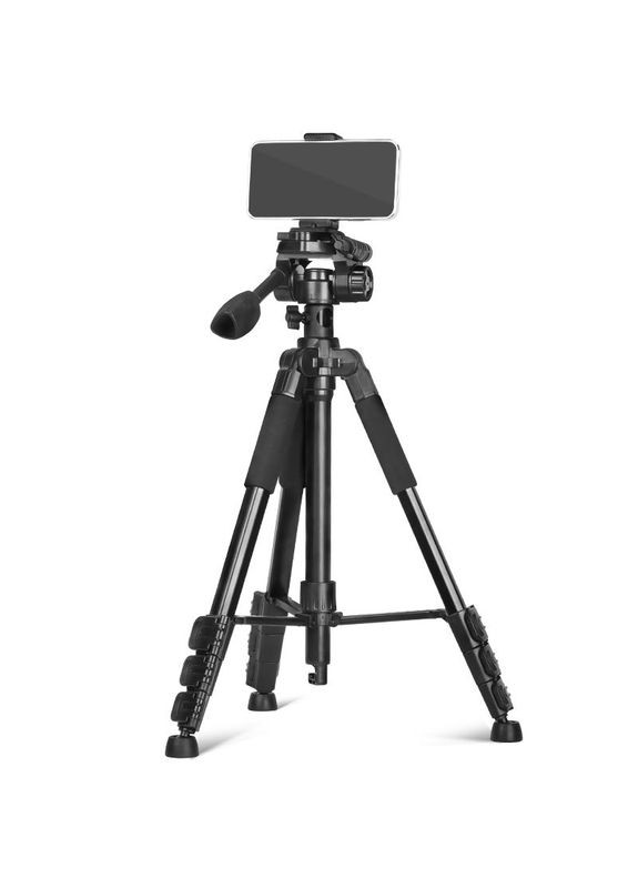 Штатив Q111H з горизонтальною штангою та тримачем для смартфона Beike (303269498)