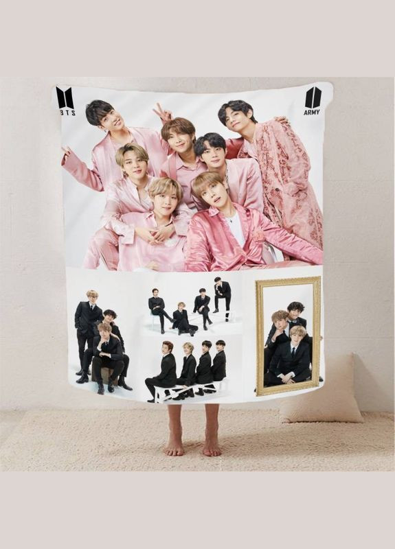 Плед 3D BTS №3 13293 135х160 см FlexDress (364495872)