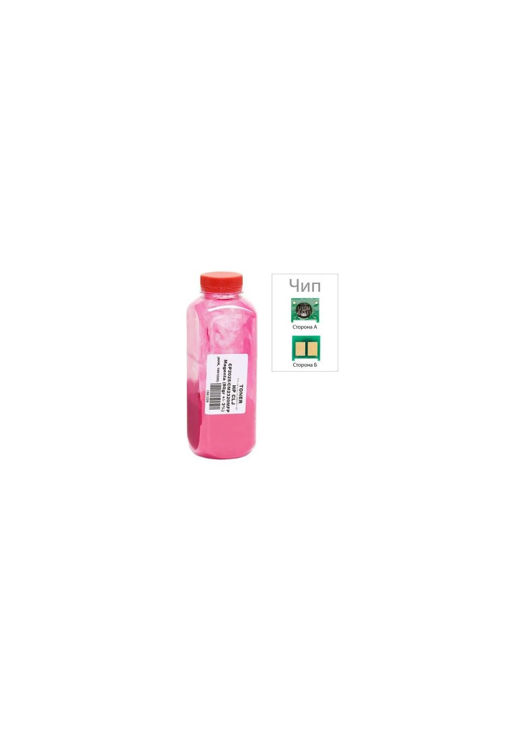 Тонер HP CLJ CP2025/CM2320, 80г +chip (1501232) AHK HP CLJ CP2025/CM2320, 80г Magenta +chip (388933135)