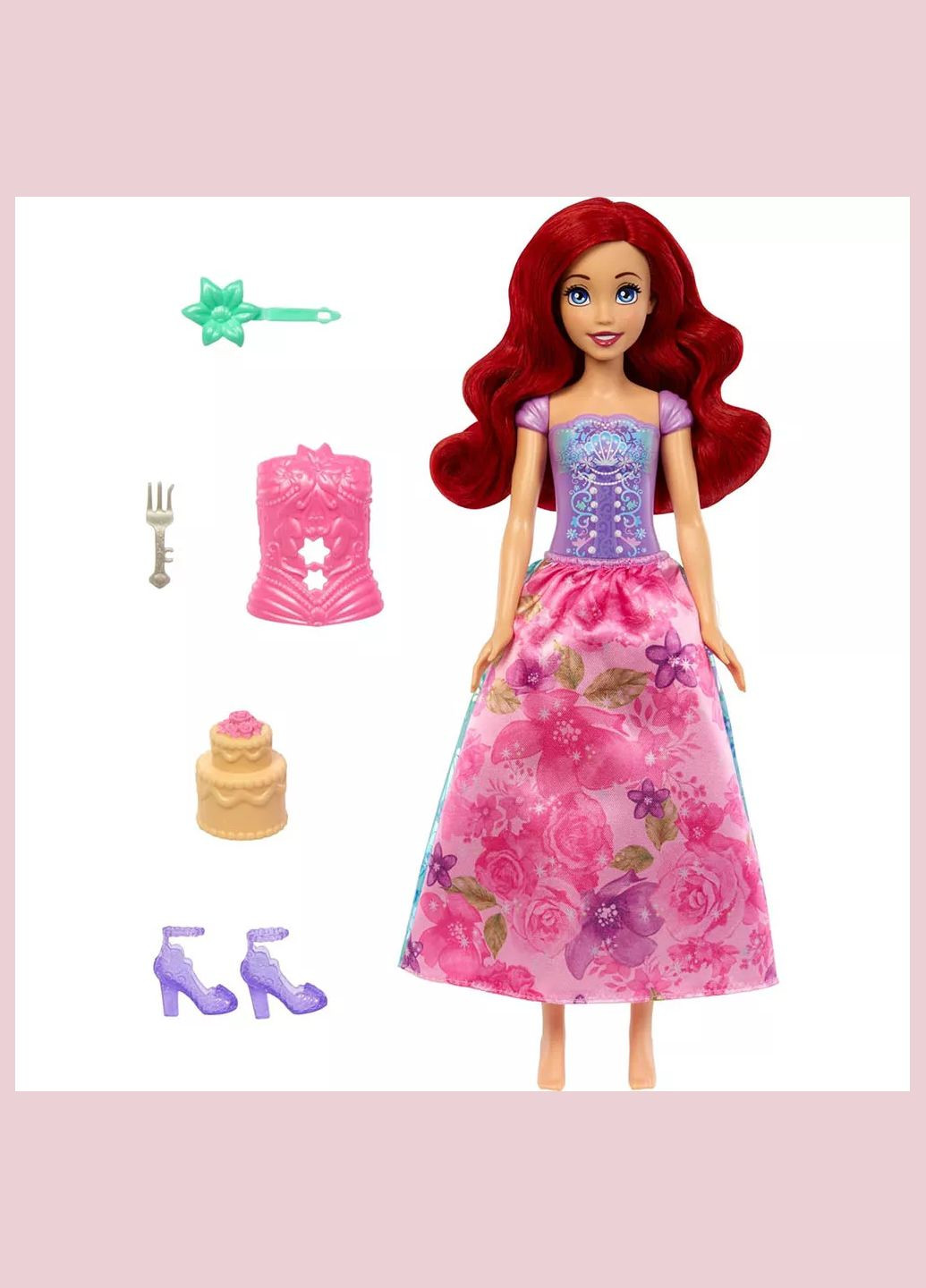 Лялька Princess Крути та прояви Аріель з аксесуарами (HTV88) Disney (330057781)