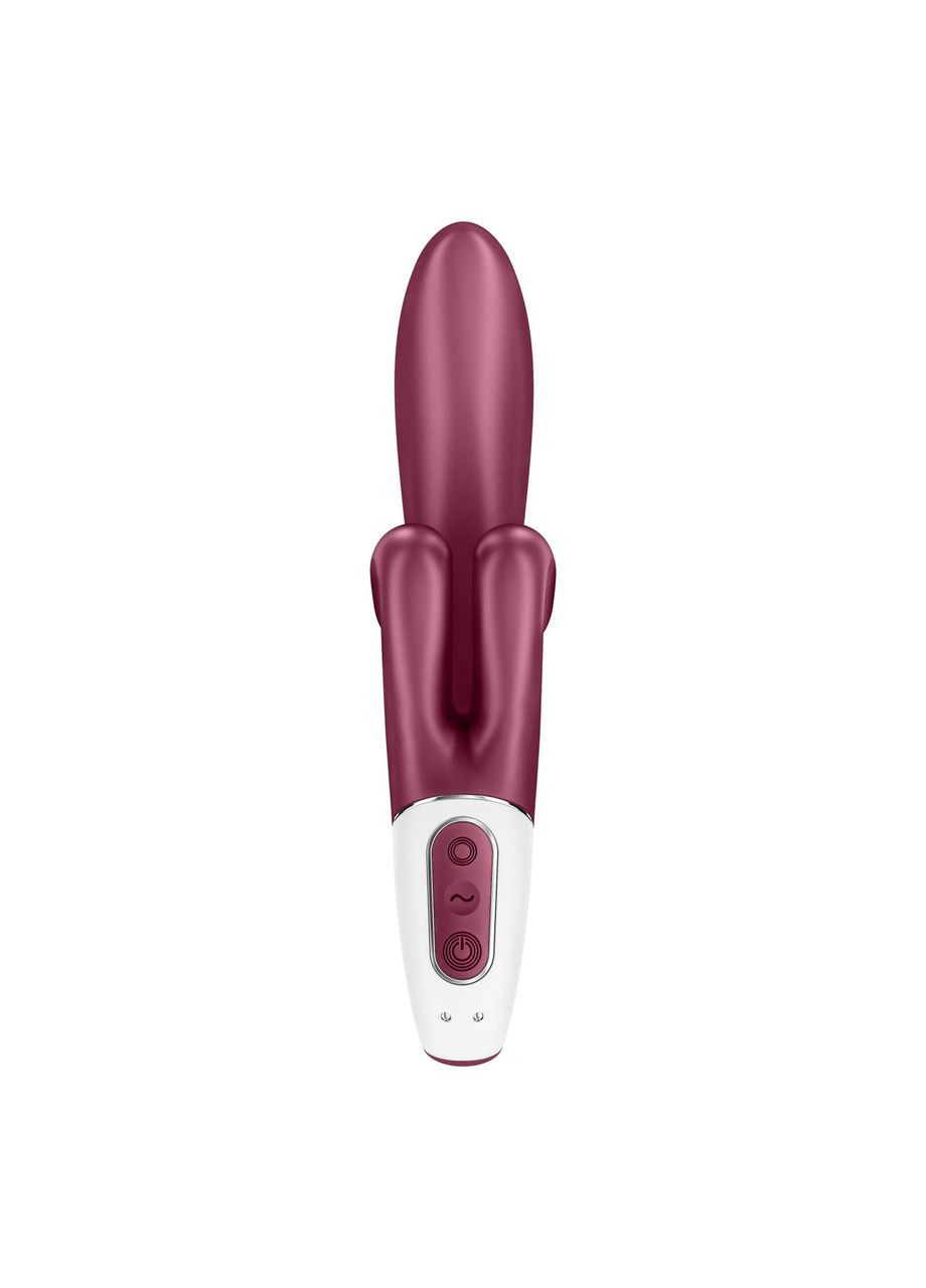 Вибратор-кролик Satisfyer Touch Me Red, двойной отросток, 3 мощных мотора No Brand (366877890)