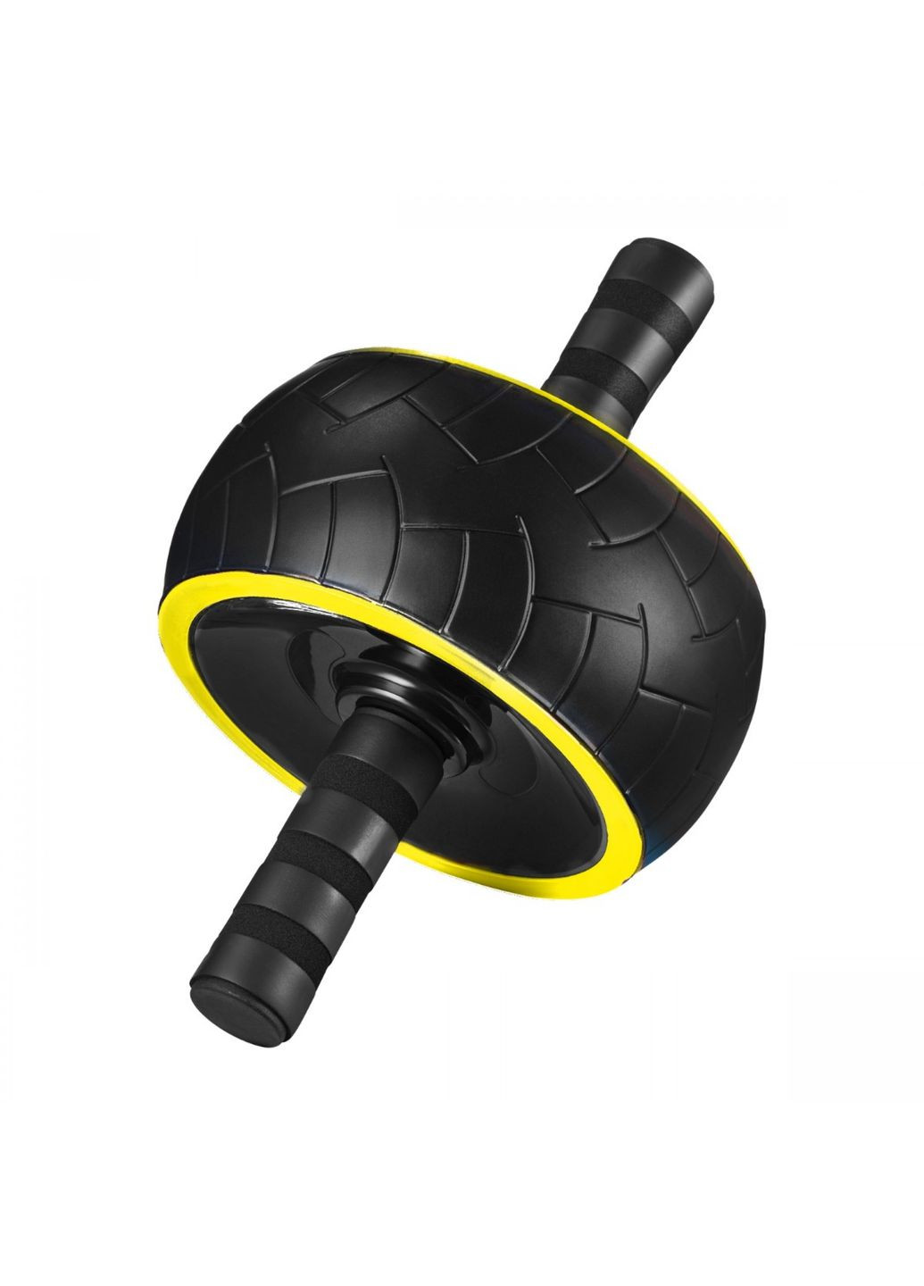Ролик (гимнастическое колесо) для пресса Ab Wheel XL Black/Yellow (P-5907739314444) 4FIZJO (301842087)