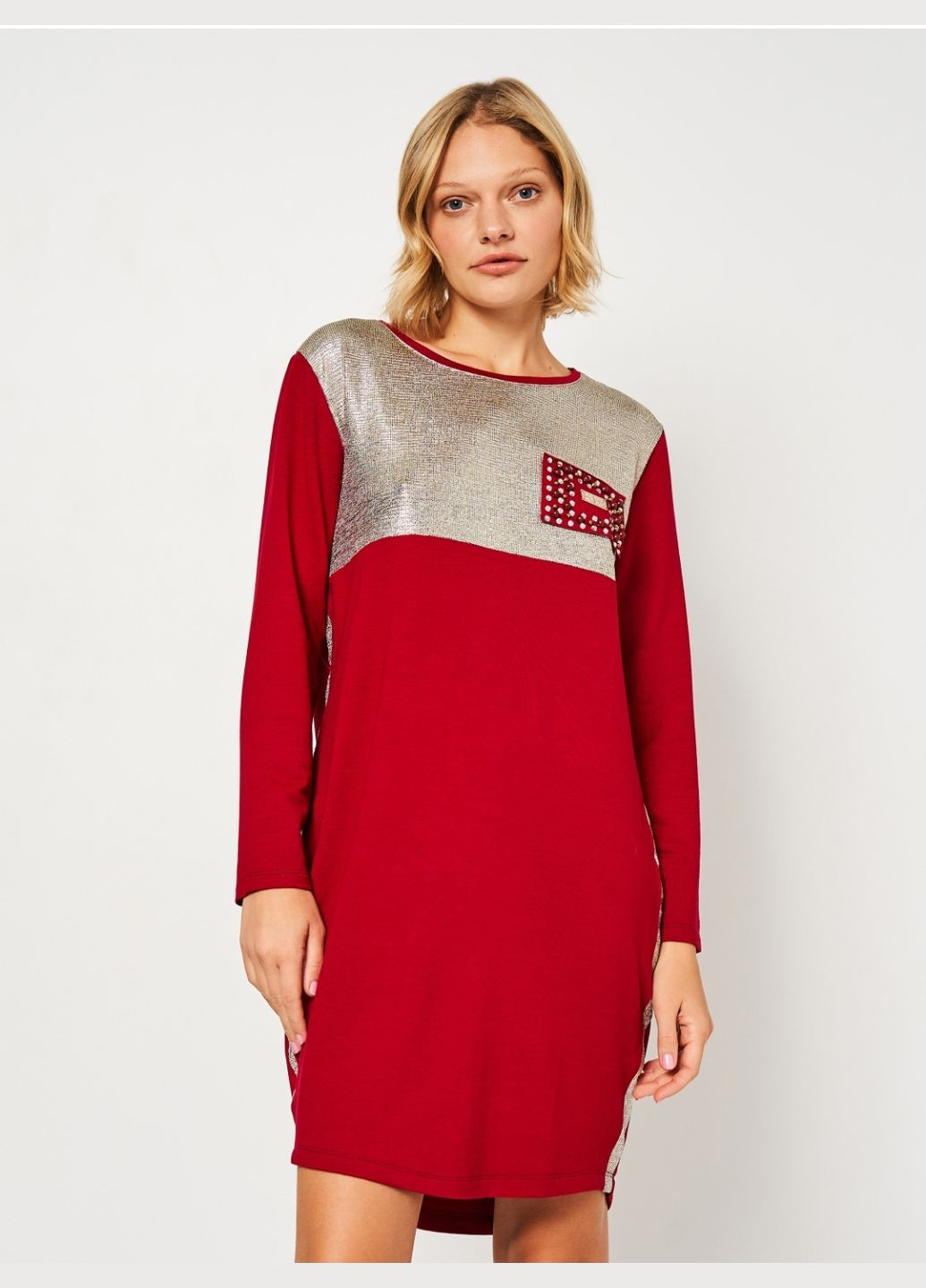 Бордовое платье Anastasimo