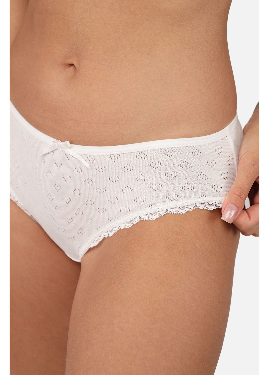 Набор трусов слипы женские цвет молочный CB-00273099 Yuki (358497426)