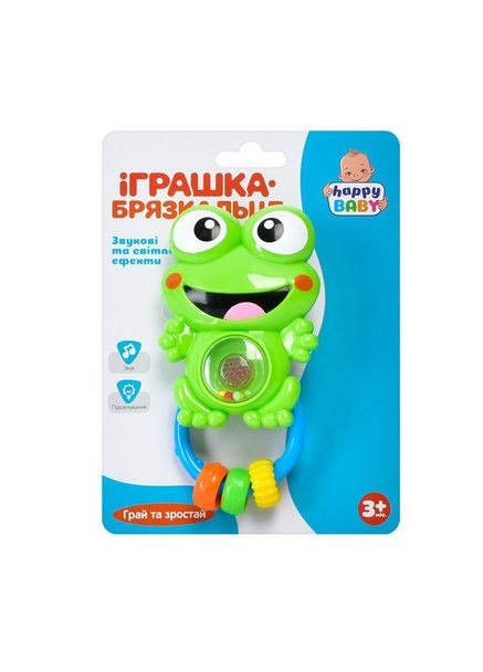 Детская погремушка HB 0018 14cм Лягушка Limo Toy (336037071)