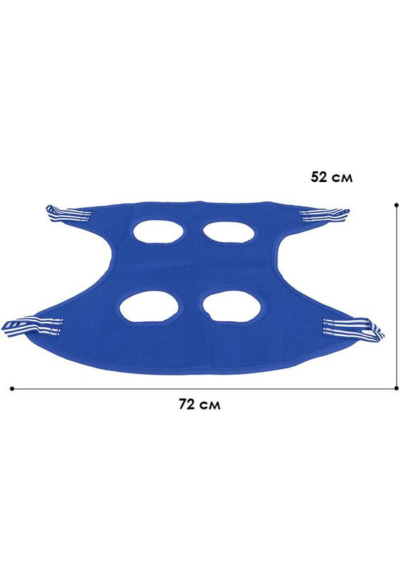 Гамак DT641 Blue для грумінгу кішок і собак 4 шт. Lesko (336200442)
