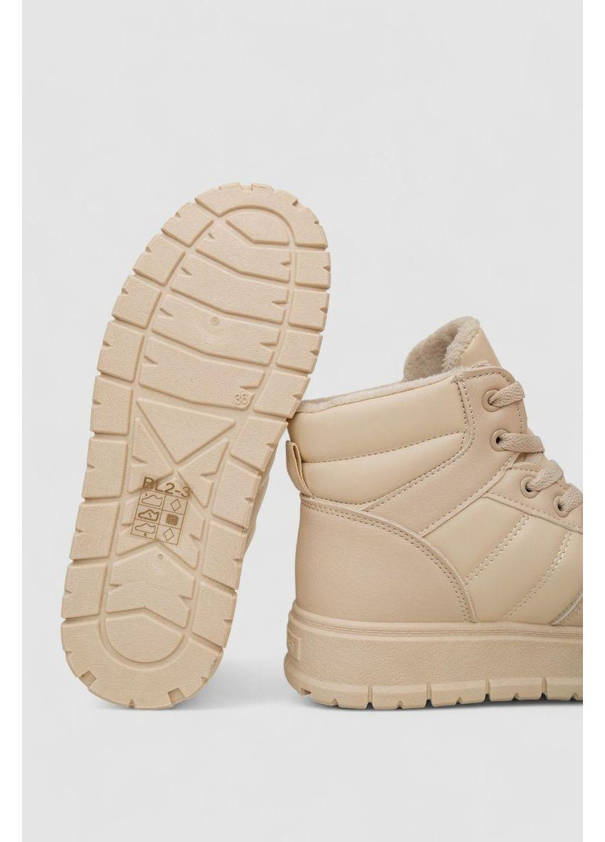 Кросівки жіночі зимові,, 248RBL2 No Brand бежеві (366893109)
