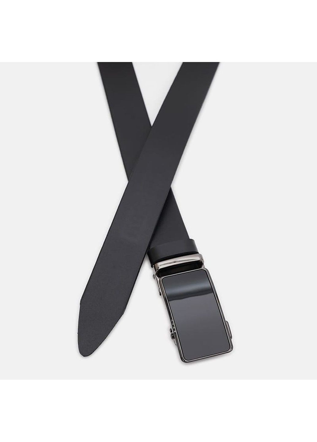 Мужской кожаный ремень 125v1genav42-black Borsa Leather (291683158)