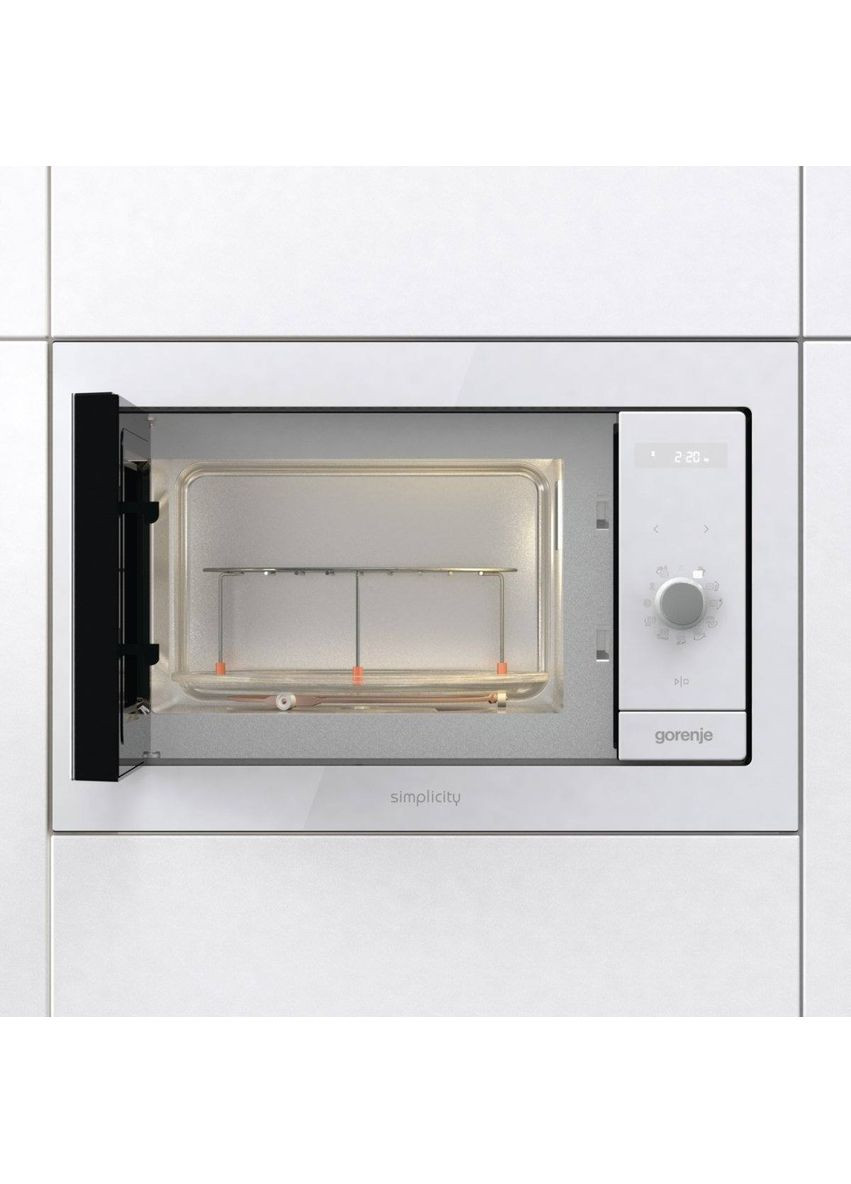Вбудована мікрохвильова піч Simplicity BM235G1SYW Gorenje (367057242)