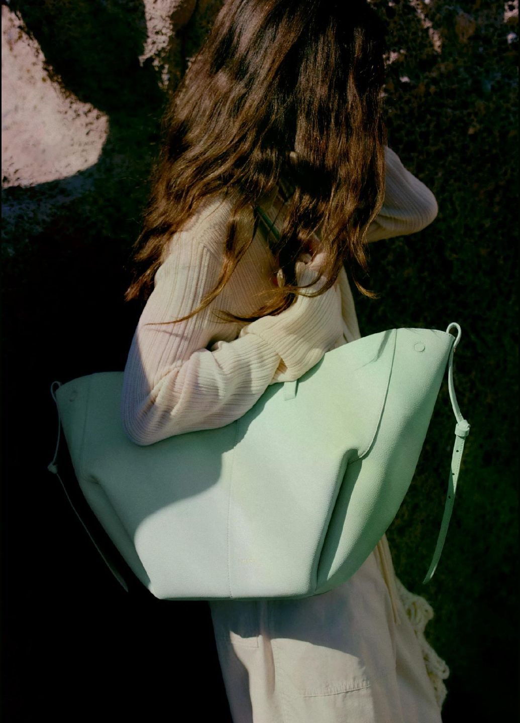 Сумка женская Polene Cyme Maxi Белый No Brand (335013517)