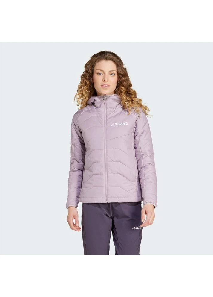 Рожева зимня куртка terrex multi synthetic insulated hooded jacket pink im8198 adidas