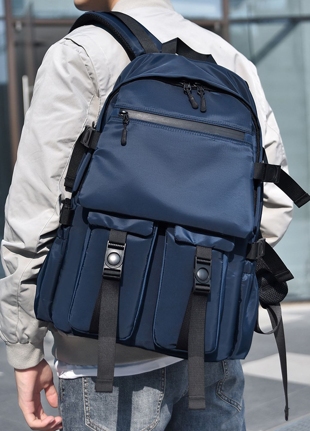 Рюкзак Baigou Xincheng Xipeng 2688-02 Синій No Brand (364989846)