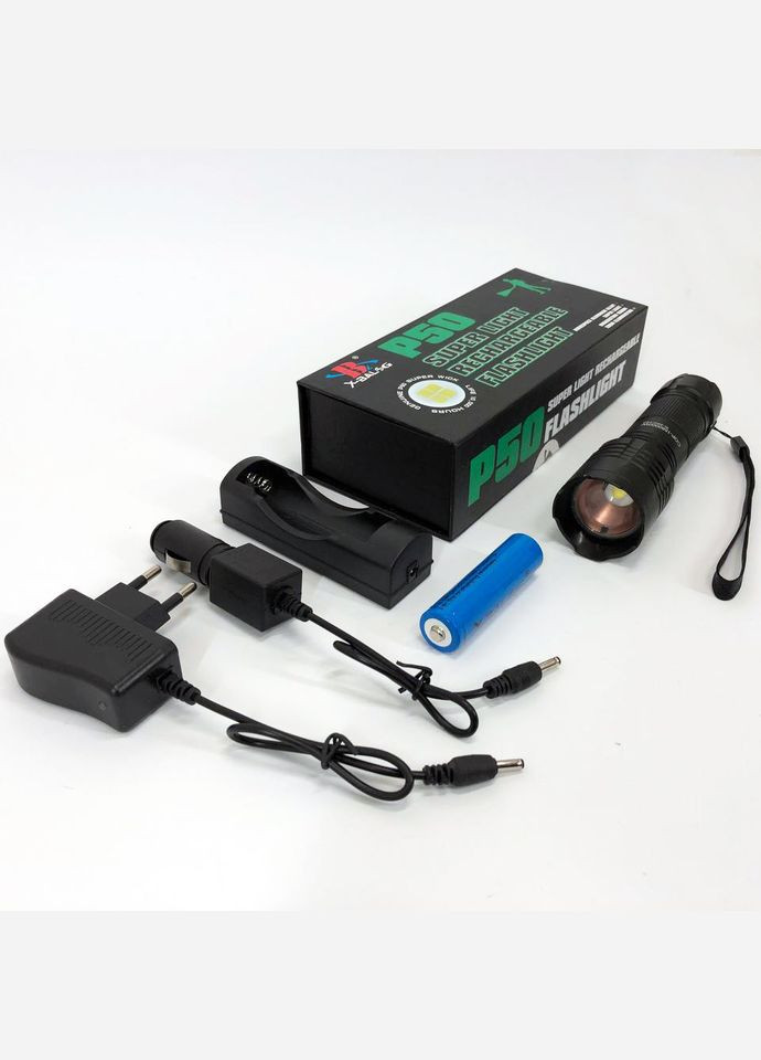 Карманный тактический фонарь BL-8900-P50 аккумуляторный фонарь 12 и 220 Вт, карманный мини фонарь Bailong (364664855)