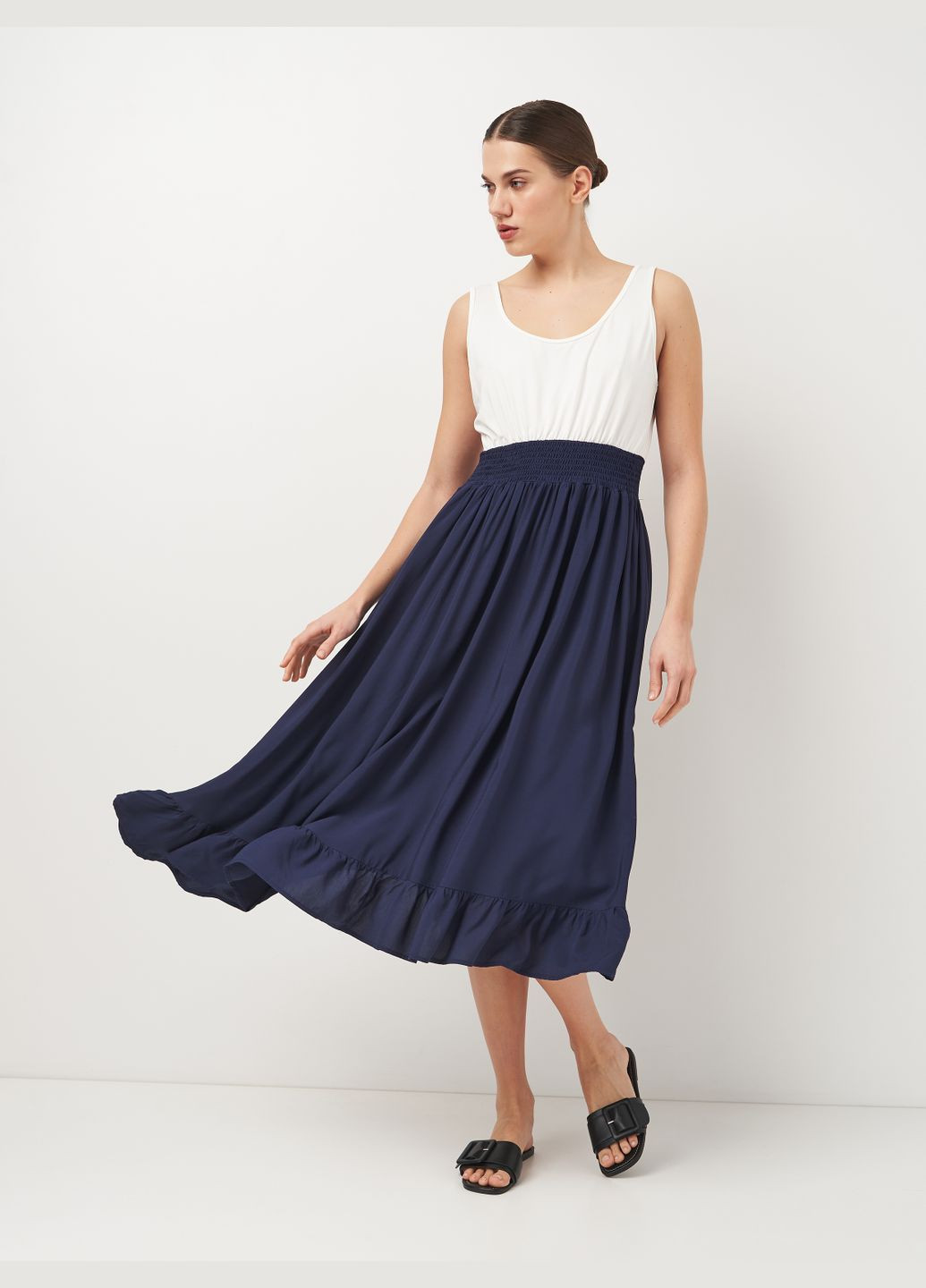 Синя повсякденний плаття, сукня CUPSHE однотонна