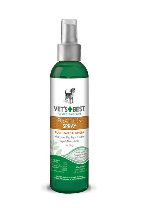 Спрей VET`S BEST Flea & Tick Spray від бліх, кліщів та москітів для собак 236 мл (vb10346) Vet's Best (328262331)
