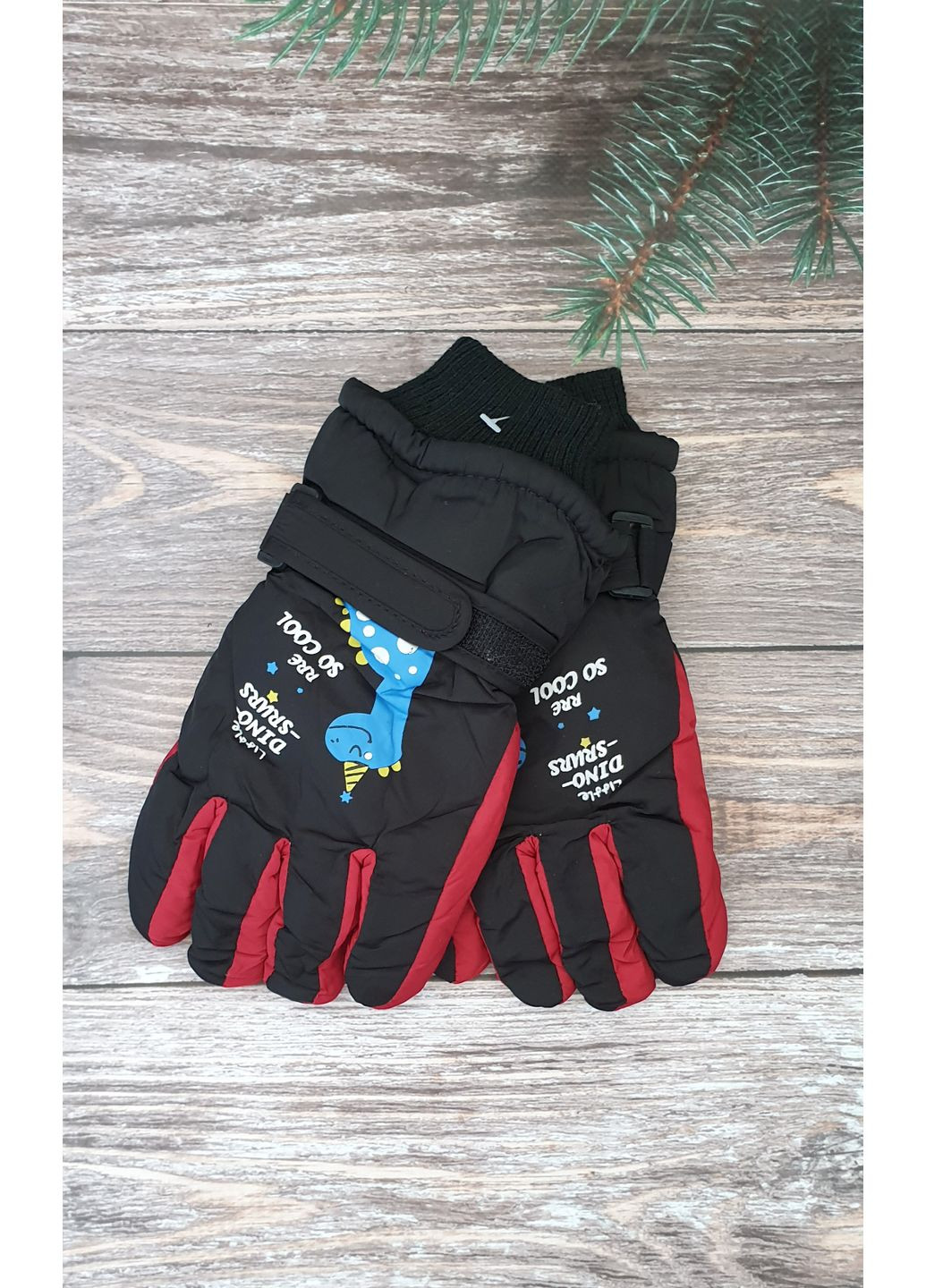 Балонові рукавиці на хутрі для хлопчиків і дівчаток 5-8 років No Brand (358517381)