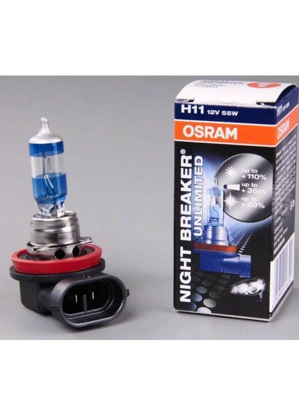Галогенная лампа H11 64211NBU NightBreakerUnlimited +110% 55 Вт 12 В PGJ19-2 (1 шт.) Osram (394205082)