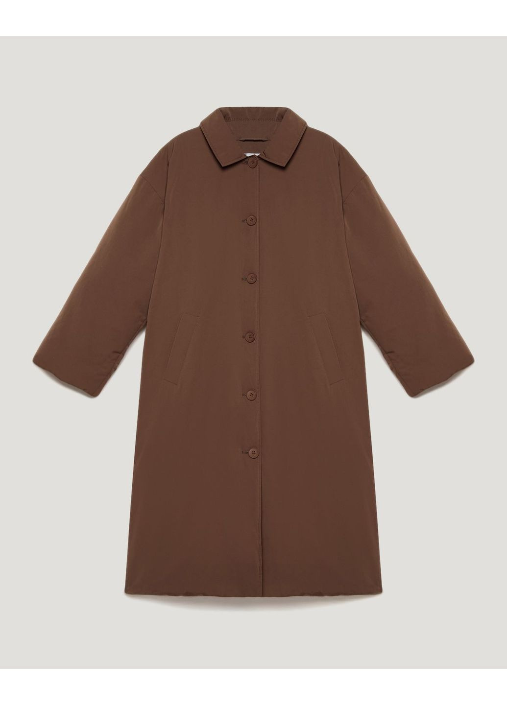 Коричневый демисезонный Пуховик JUL