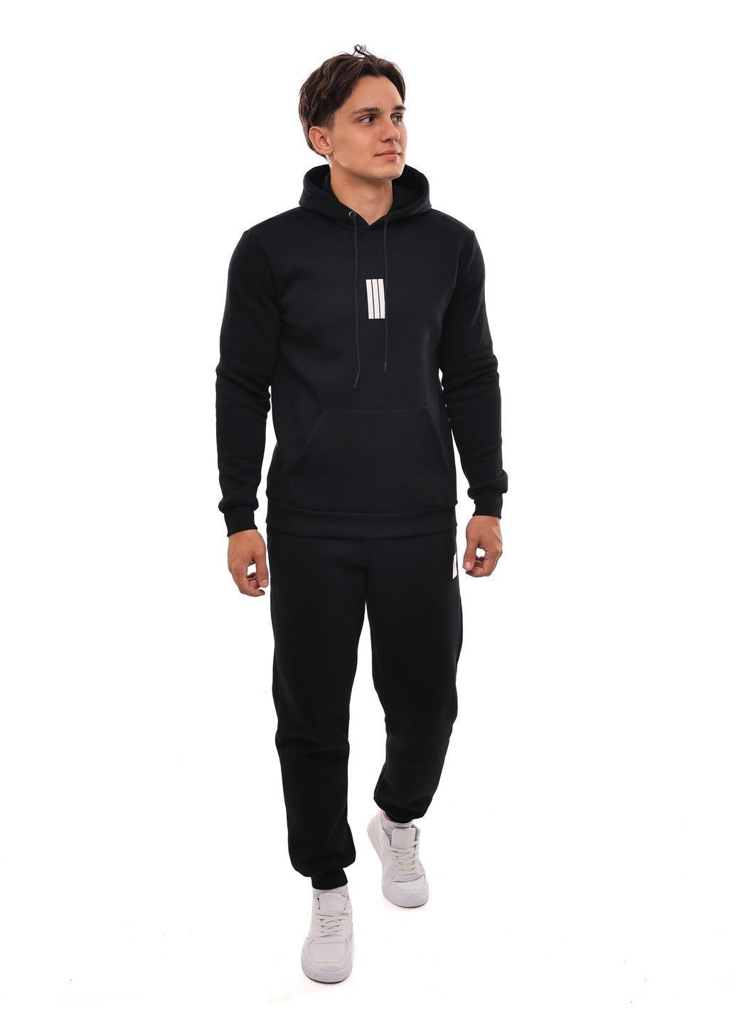 Чорний спортивний костюм чоловічий No Brand