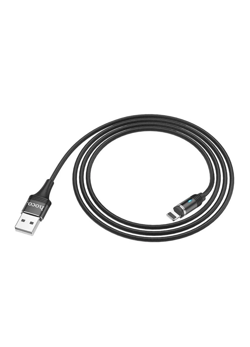 Кабель U76 Fresh magnetic charging cable for iP Black Hoco (301090508)