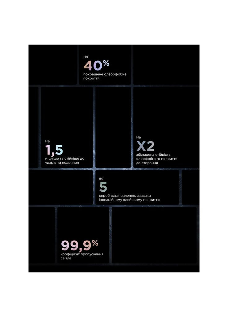 Стекло защитное (m319627) ArmorStandart Supreme Plus Black Icon Apple iPhone 15 Pro Max (367065276)