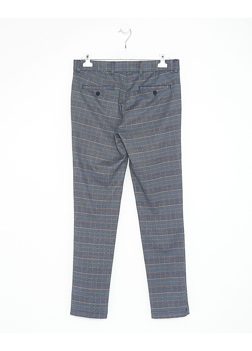 Брюки демісезон,темно-сірий в клітку,JACK&JONES Jack & Jones (269369906)