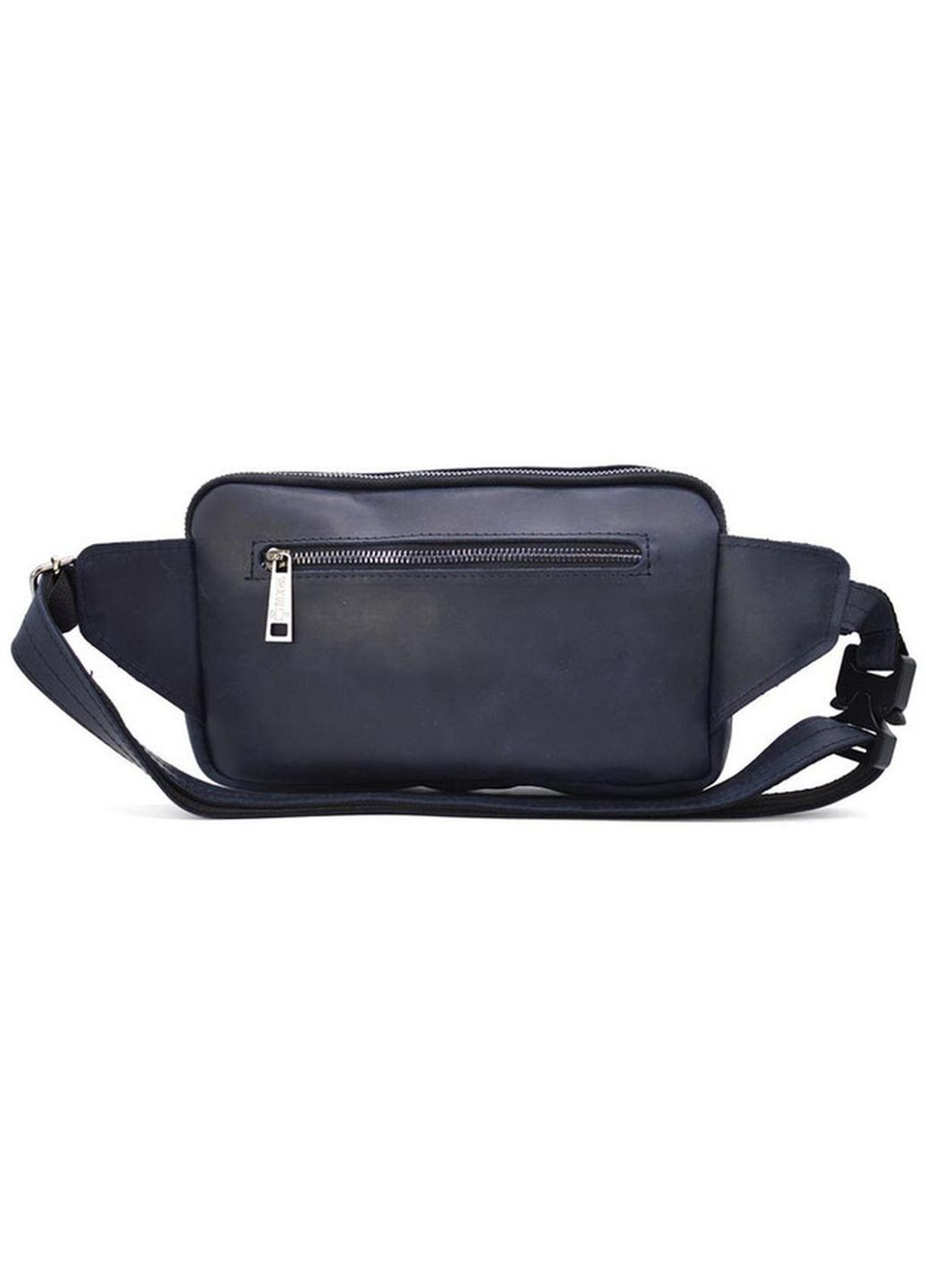 Мужская кожаная сумка на пояс через плечо для телефона и для документов маленькая Синий 38586 TARWA (352165937)