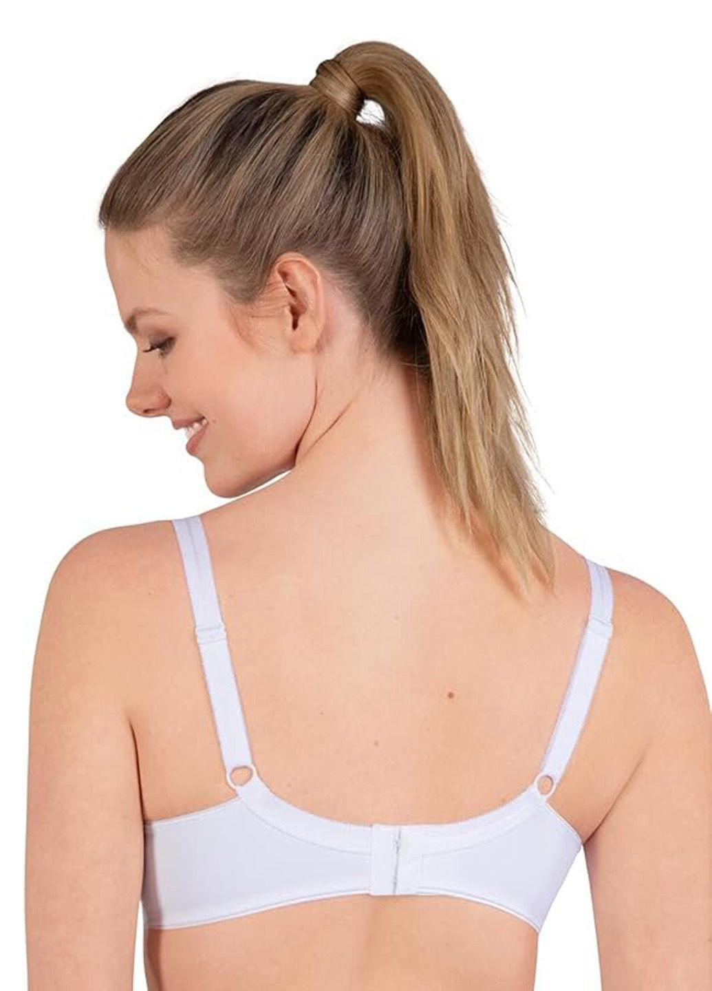 Белый бюстгальтер Naturana