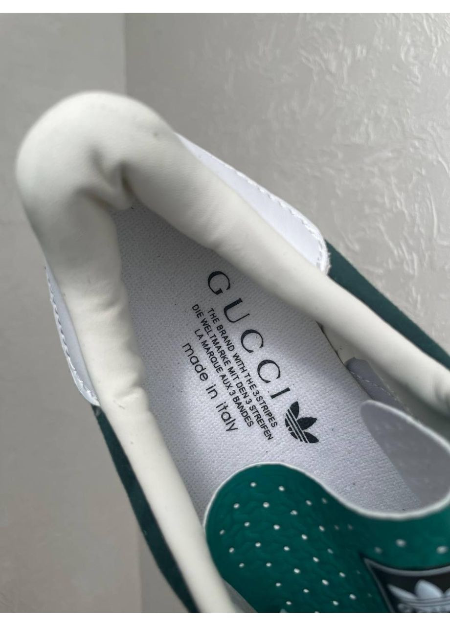 КРОСІВКИ ЖІНОЧІ ADIDAS GAZELLE X GUCCI GREEN АДІДАС ГАЗЕЛЬ No Brand сірі демісезони (367168110)