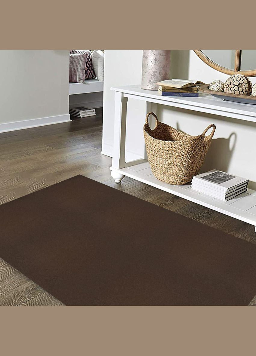 Самоклеюча плитка під ковролін темно-коричнева 600х600х4,5мм SW-00001127 Sticker Wall (329895074)