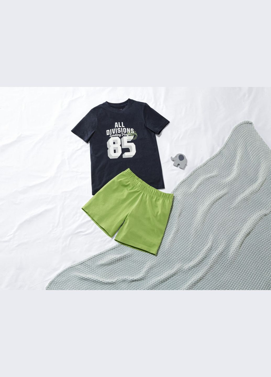 Комбінована піжама (футболка і шорти) для хлопчика 388651 різнобарвний Pepperts