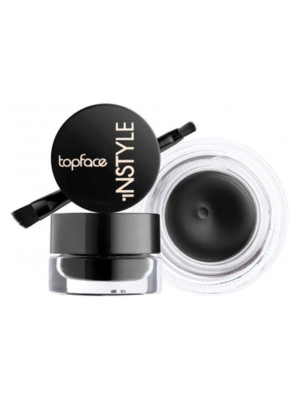Подводка гелевая для глаз Instyle Gel Eyeliner PT552 001 Black TopFace (362039536)