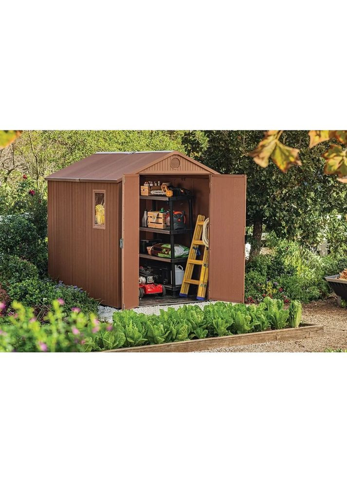 Садовый домик Darwin 6x8 190х244 см коричневый 249362 Keter (318434991)