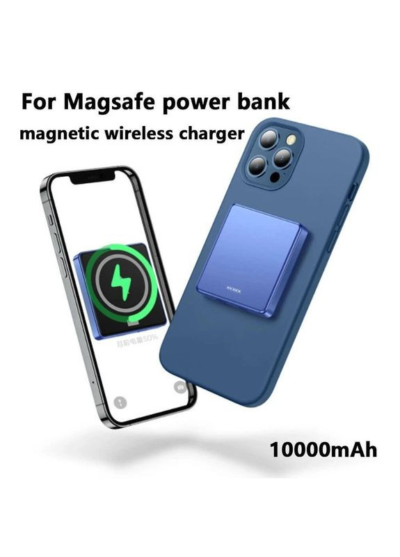 Магнитный внешний аккумулятор Magnetic Wireless Power bank 10000mah pb14 Grand (279554424)