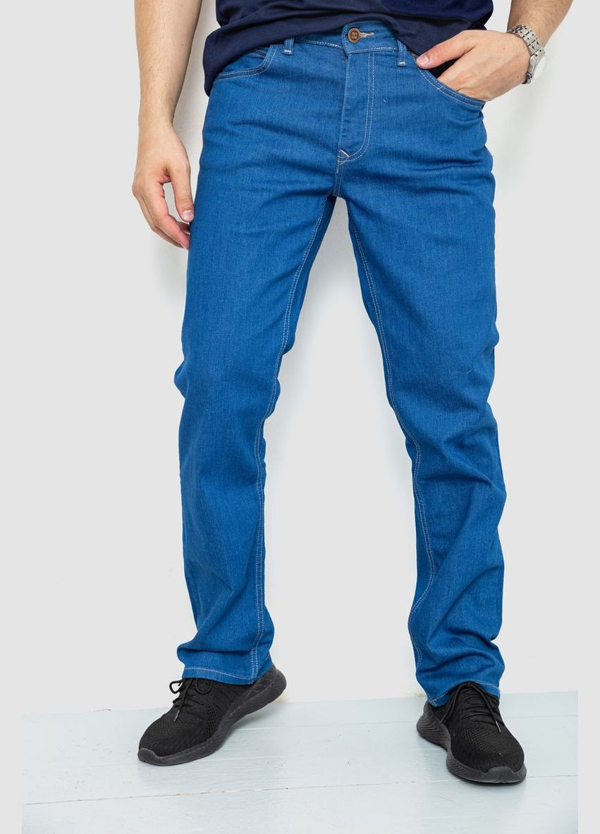 Синие джинсы мужские однотонные 244R1941 Ager